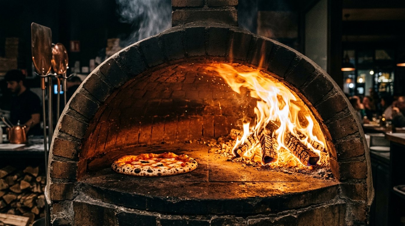 Roaring Neapolitan Stone Oven